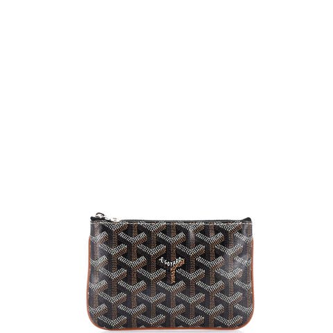 Senat Zip Pouch Coated Canvas Mini