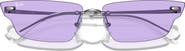 Ray-Ban 63mm Frameless Butterfly Sunglasses