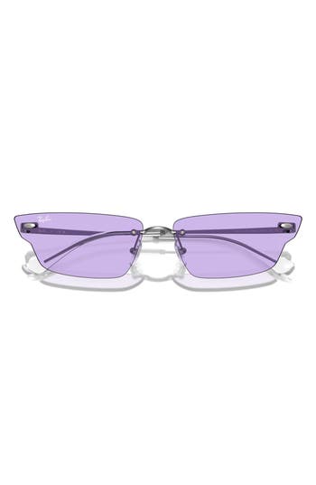 Ray Ban 66mm Anh Frameless Butterfly Sunglasses