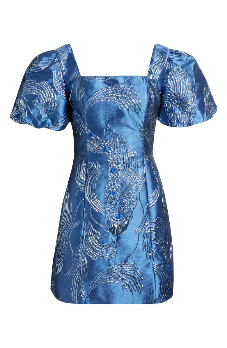 Lilly Pulitzer<sup>®</sup> Booker Puff Sleeve Jacquard Romper, Alternate, color, 