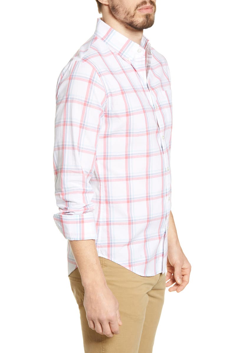 Bonobos Summer Weight Slim Fit Plaid Button-Down Shirt, Alternate, color,
