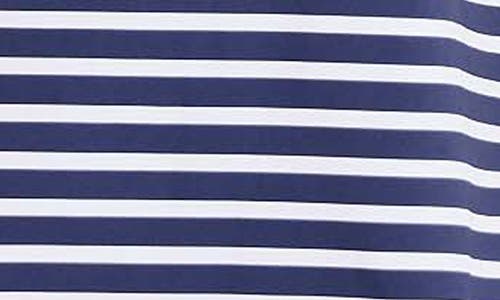 Tommy Bahama Coastline Stripe Cover-up Romper In Mare Navy