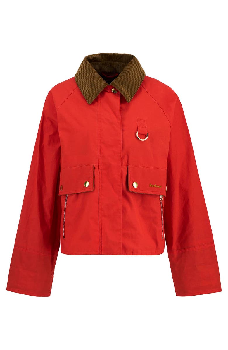 Barbour Mackworth Casual Jacket, Alternate, color, Vermillion/ Dress