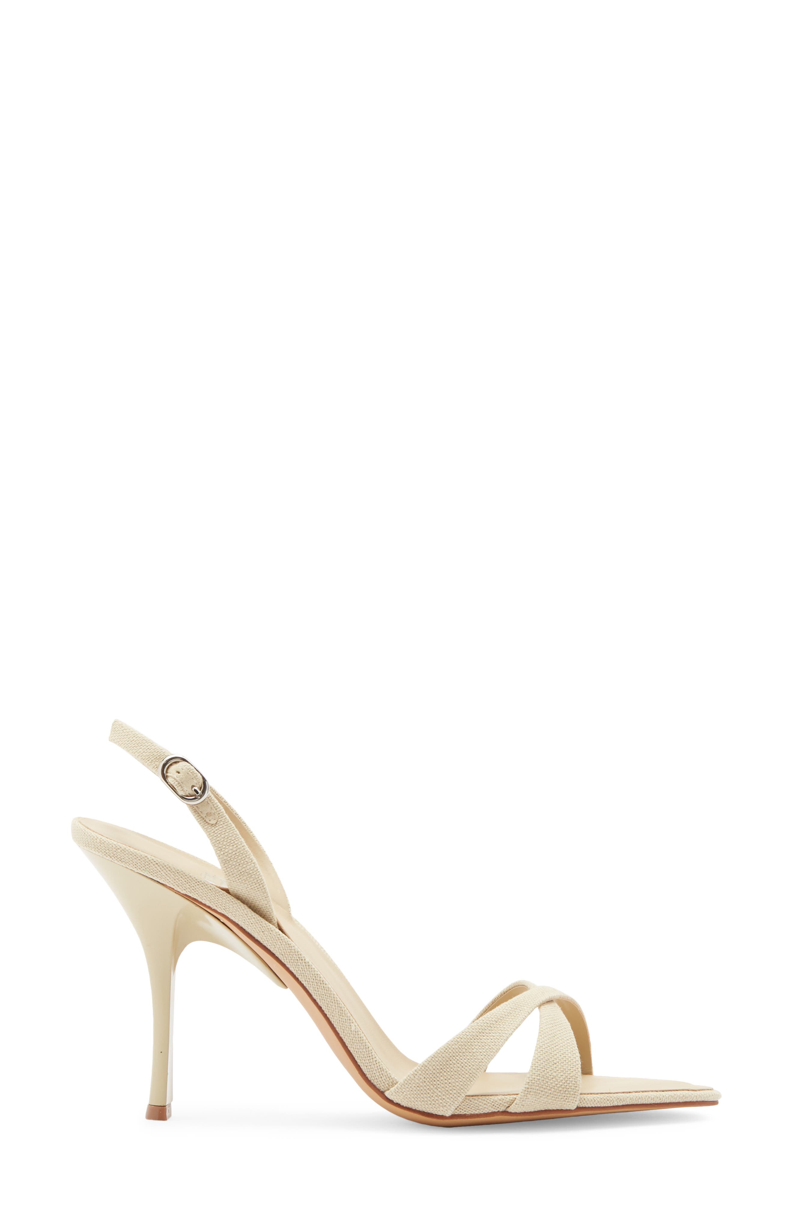 Jeffrey Campbell Marielle Slingback Sandal, Alternate, color, Beige Canvas