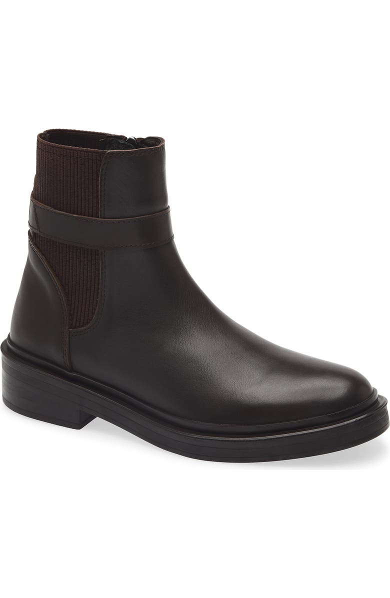 La Canadienne Lily City Dry<sup>™</sup> Waterproof Chelsea Boot, Main, color, Brown Leather