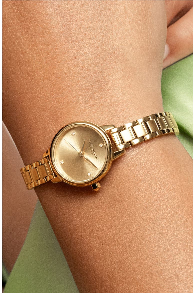 Mini Classic Bracelet Watch, 23mm, Alternate, color, GOLD