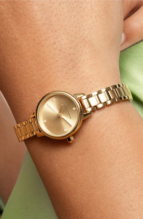 Olivia Burton Women's Mini Classic Gold Tone Stainless Steel Bracelet Watch, 23mm In Gold