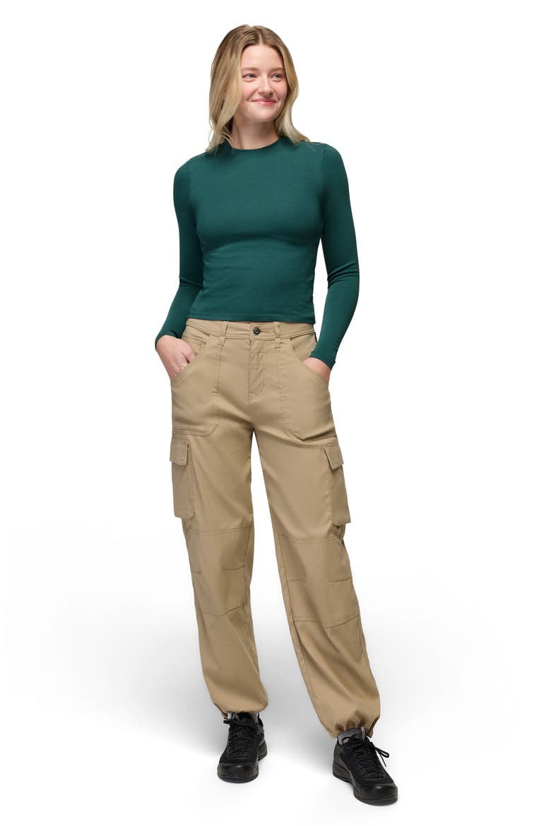 Lotus Long Sleeve Tee, Alternate, color, COAST