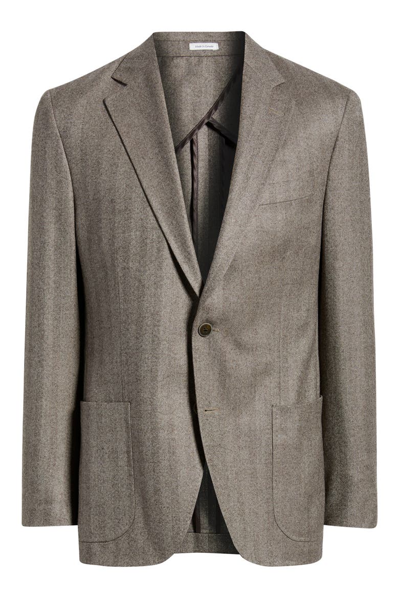 Hyperlight Soft Wool Sport Coat, Alternate, color, BROWN