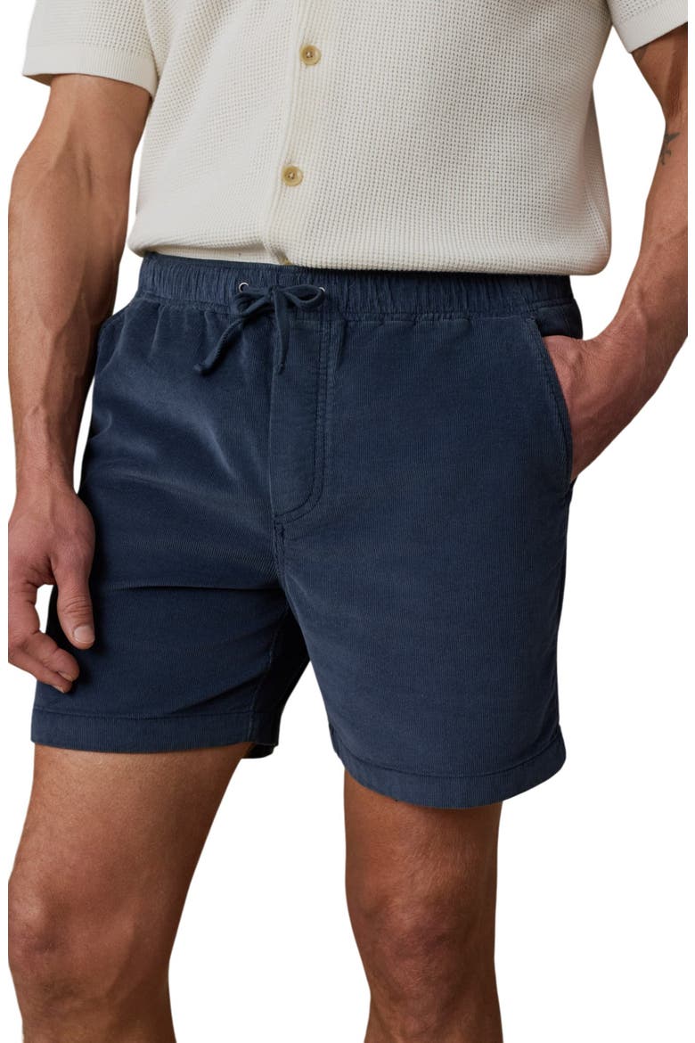 Essential Corduroy Shorts, Alternate, color, BLUE NIGHTS