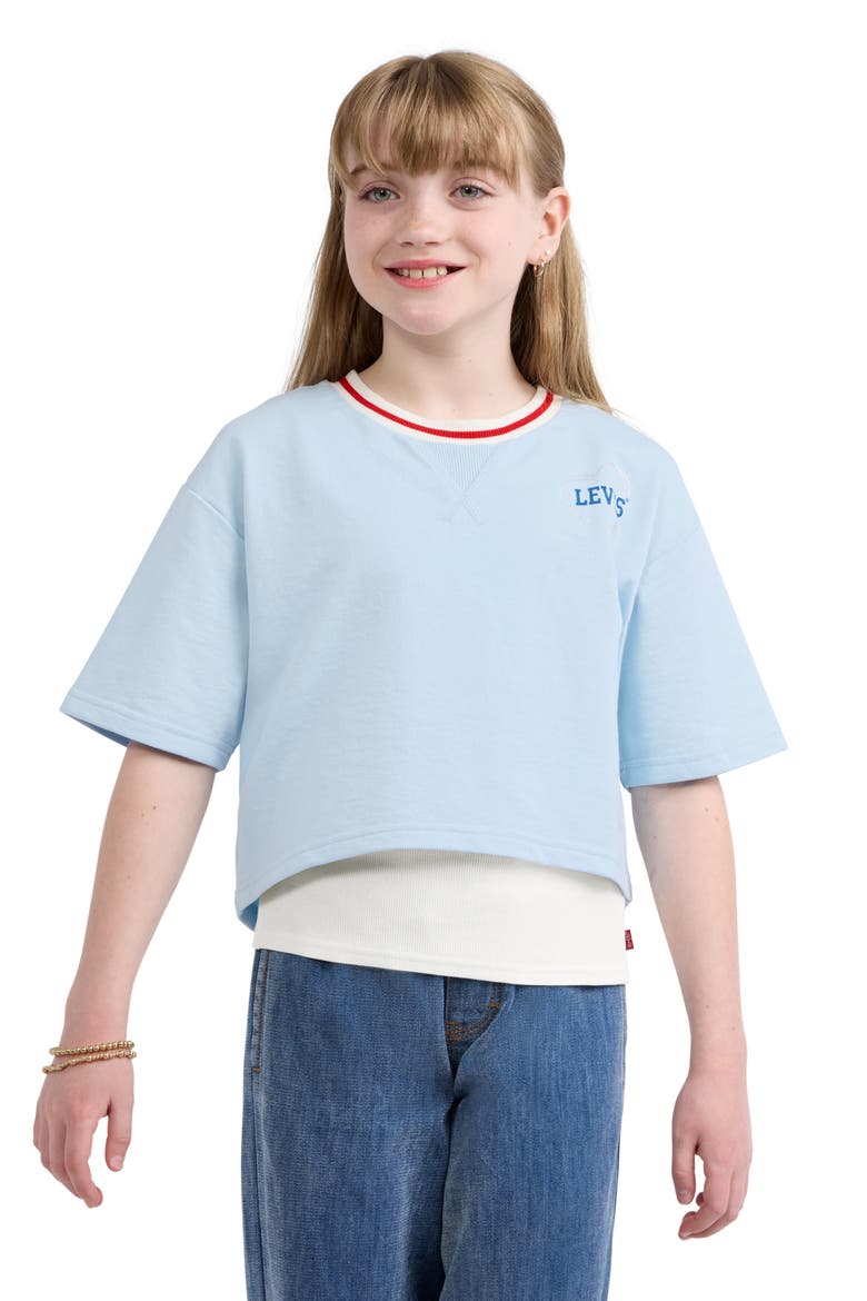 Kids' 2-Piece Layered Logo Tee & Tank Set, Alternate, color, ANGEL FALLS