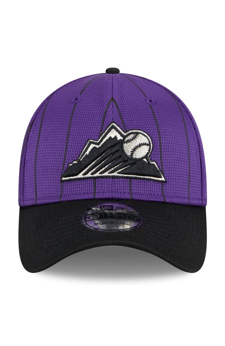 New Era Men's New Era Purple Colorado Rockies 2025 Batting Practice 39THIRTY Flex Hat, Alternate, color, Purple