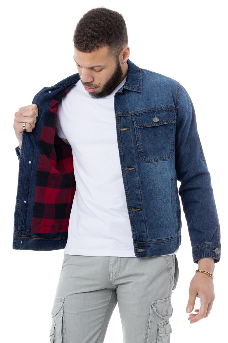 Denim Jacket, Alternate, color, DARK WASH