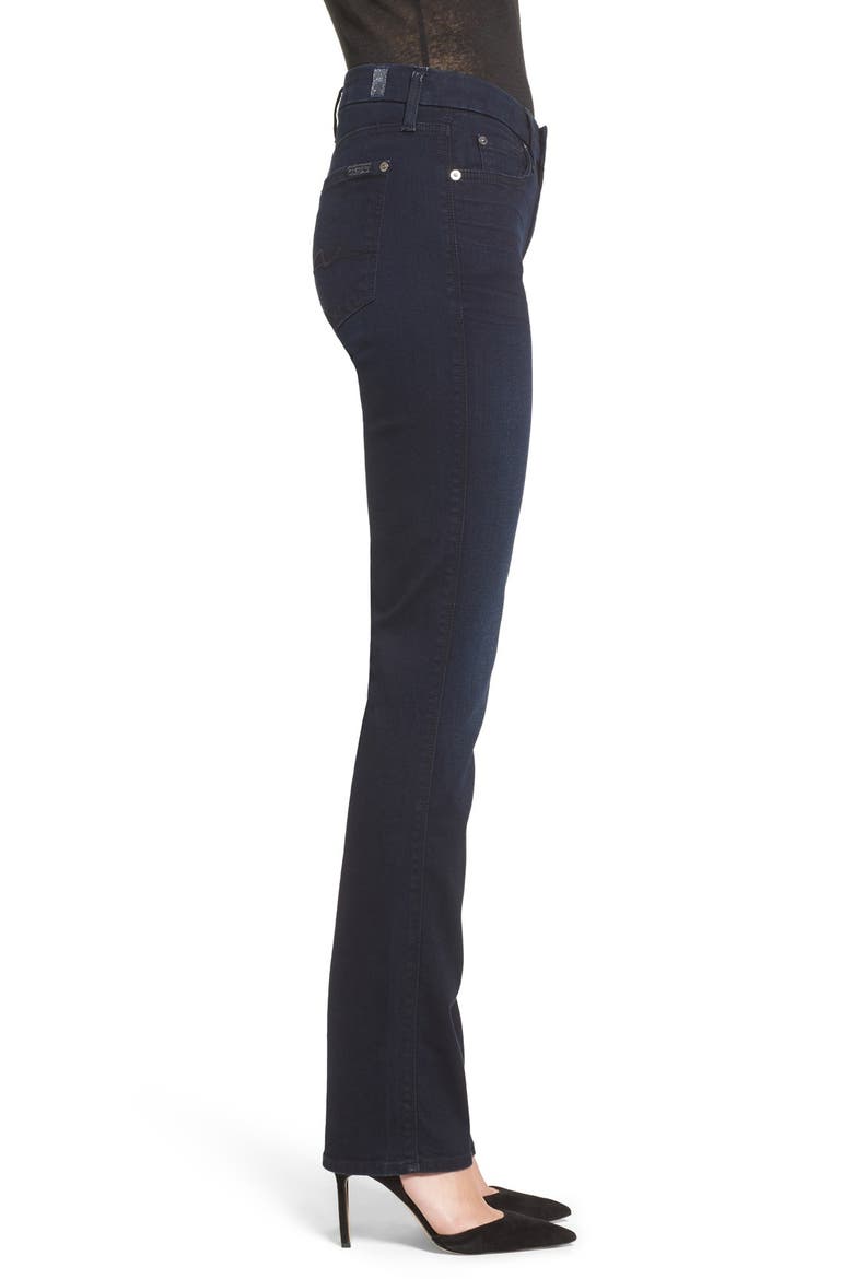 7 For All Mankind® 'b(air) - Kimmie' Straight Leg Jeans, Alternate, color, BLUE BLACK RIVER THAMES