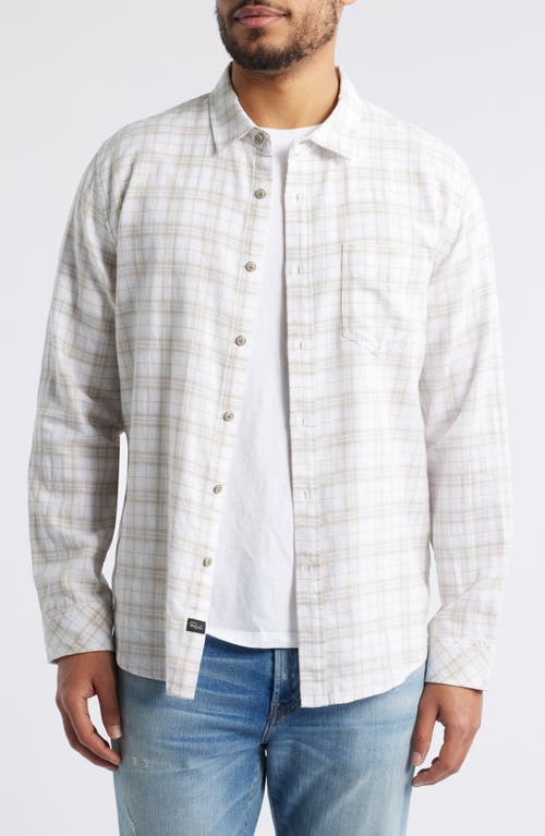 Rails Wyatt Plaid Cotton Button-up Shirt In Misty Pebble Path