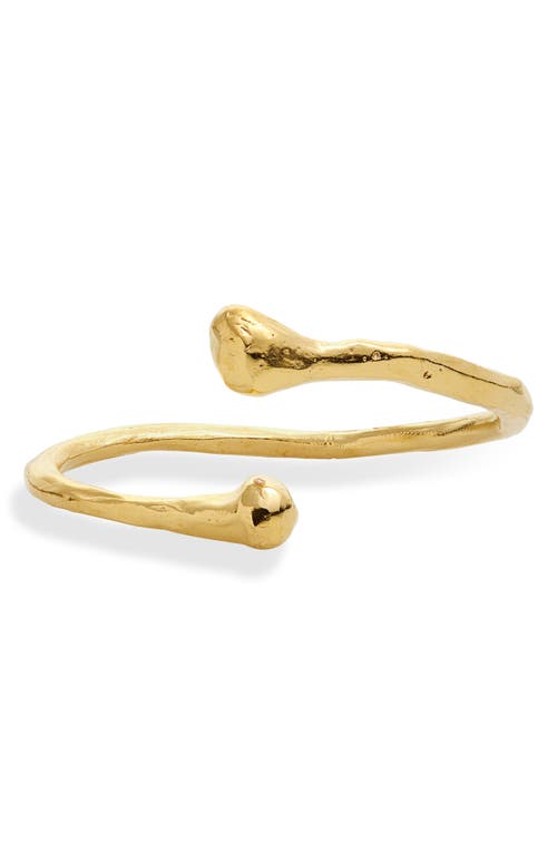 Alighieri The Bone of Rebirth Cuff Bracelet in Gold 