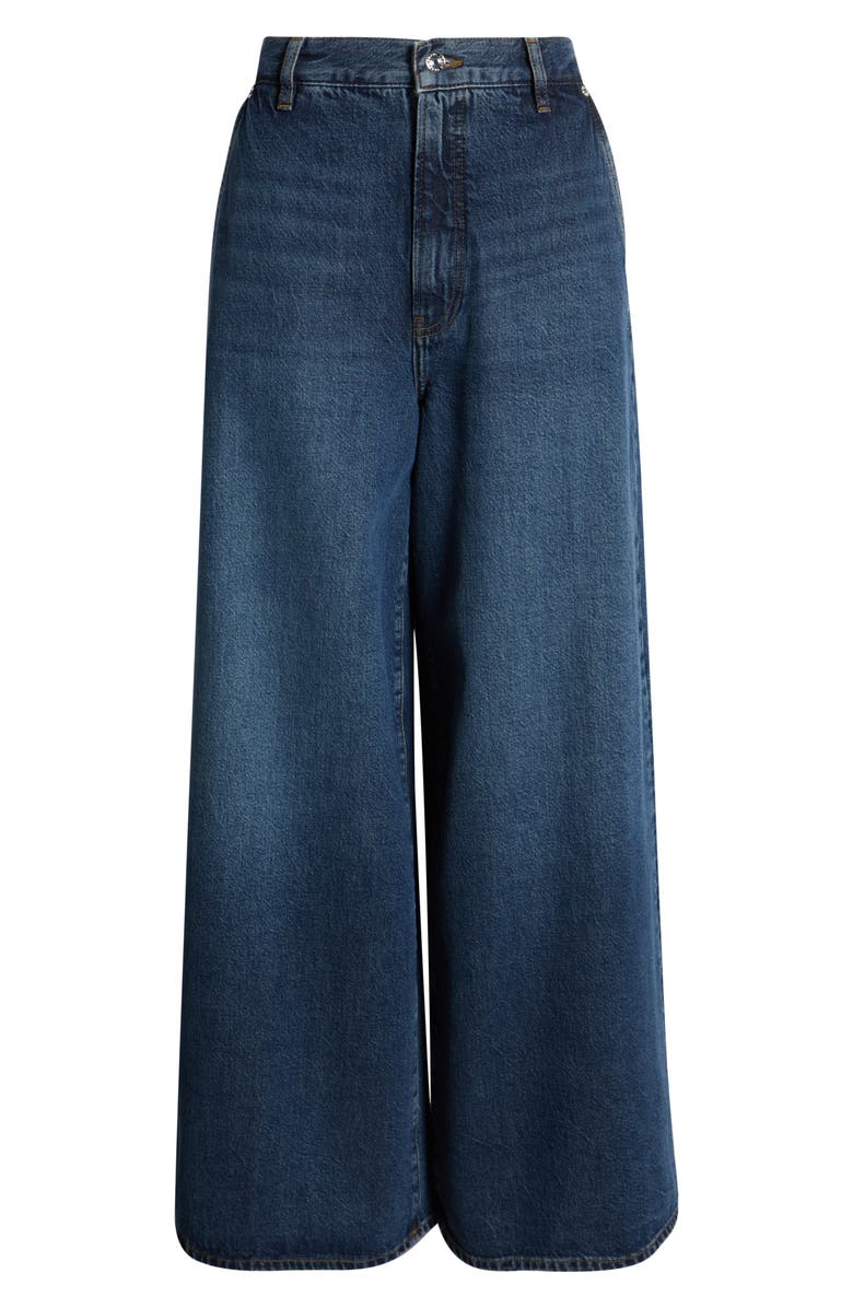 FRAME The Drape High Waist Wide Leg Jeans, Alternate, color, Tommy