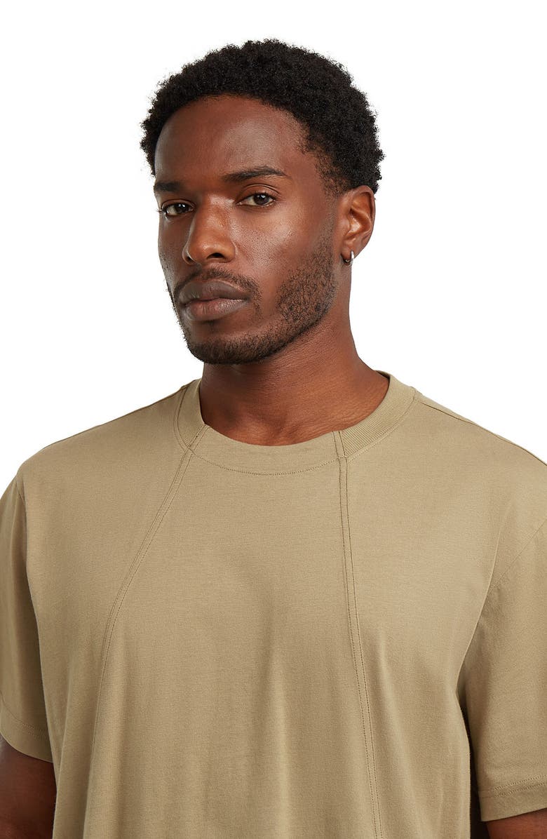 G-STAR Exposed Seam T-Shirt, Alternate, color, Safari