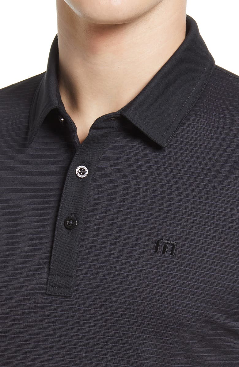 TravisMathew A Class Stripe Pima Cotton Blend Polo, Alternate, color,