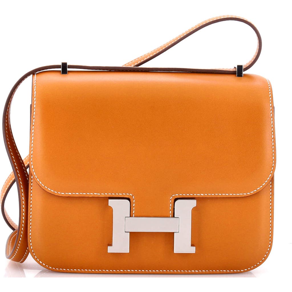 Pre-owned Hermes Hermes Constance Bag Veau Butler 18 In Brown