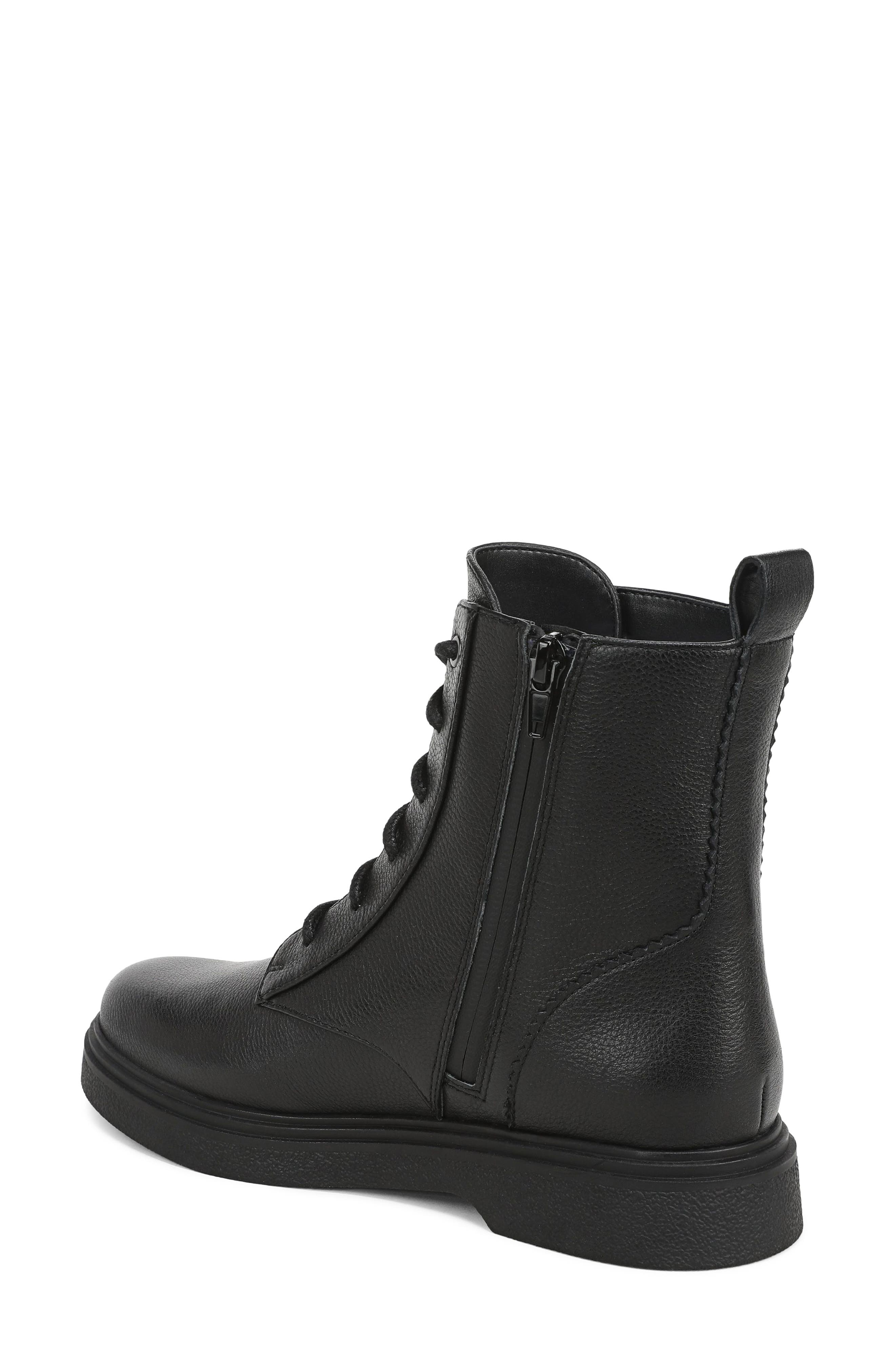 Delaney Leather Boot, Alternate, color, BLACK LEATHER