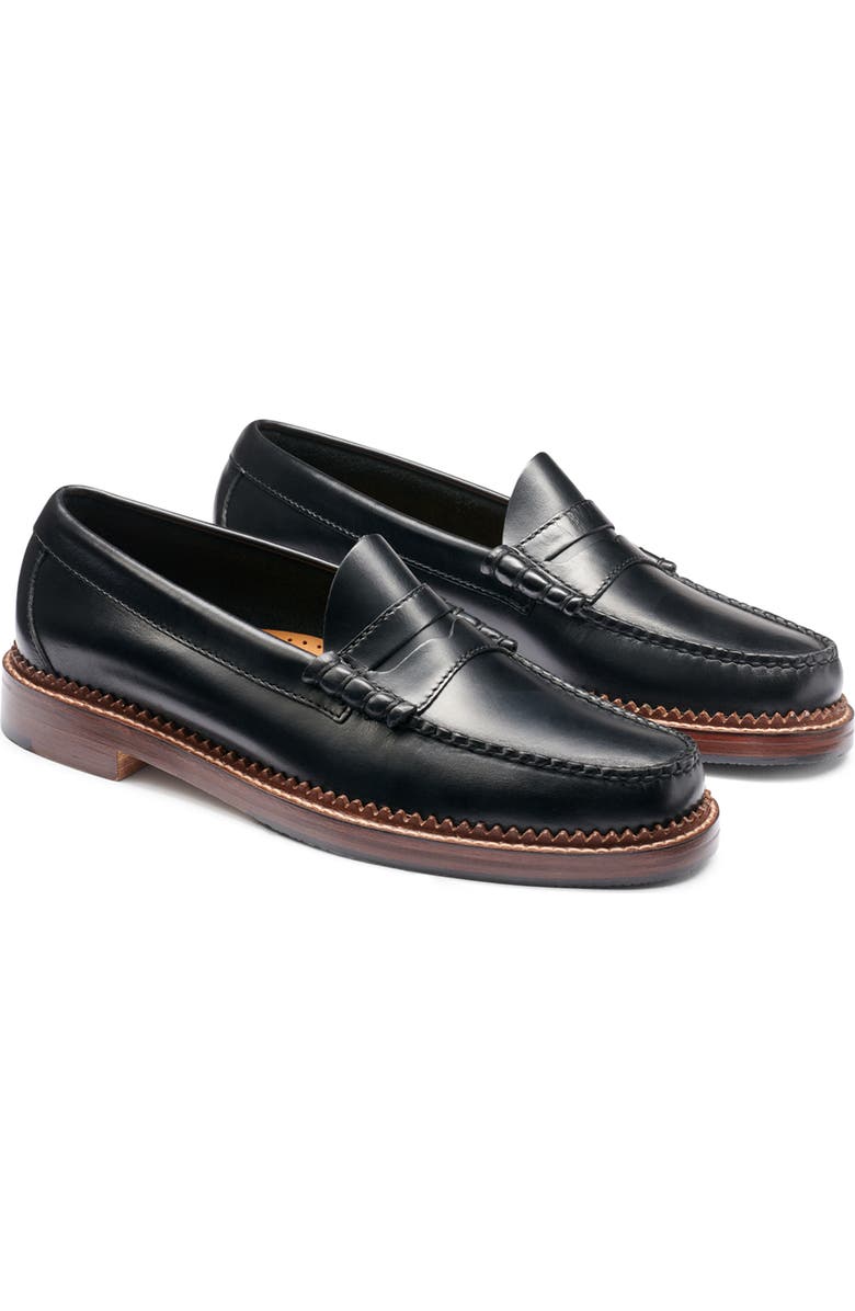 G.H.BASS 1876 Larson Weejuns<sup>®</sup> Penny Loafer, Alternate, color, Black