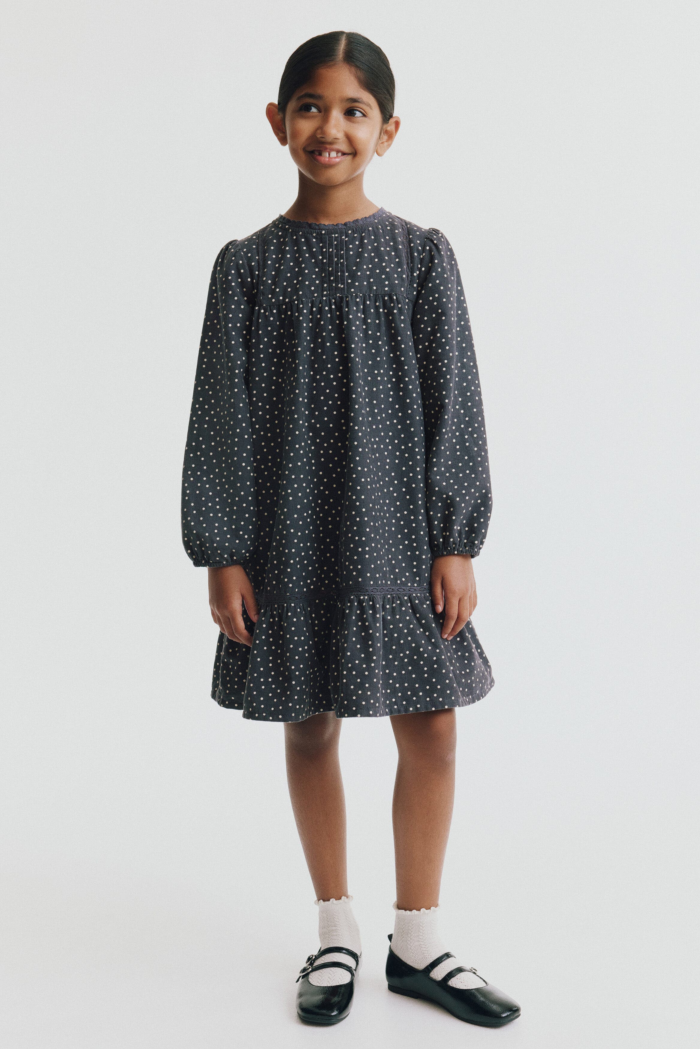 H&M Corduroy A-line Dress | Nordstrom