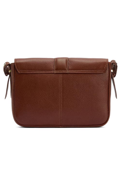 Barbour Rosa Leather Crossbody Bag In Brown