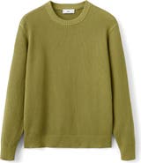 MANGO Crewneck Cotton Blend Sweater