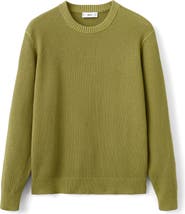 MANGO Crewneck Cotton Blend Sweater