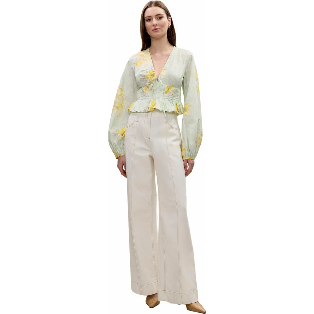 REBECCA TAYLOR REBECCA TAYLOR YARA POPLIN BLOUSE