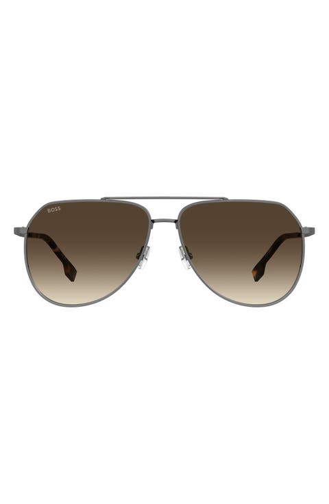 61mm Aviator Sunglasses