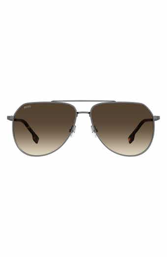 BOSS 61mm Aviator Sunglasses