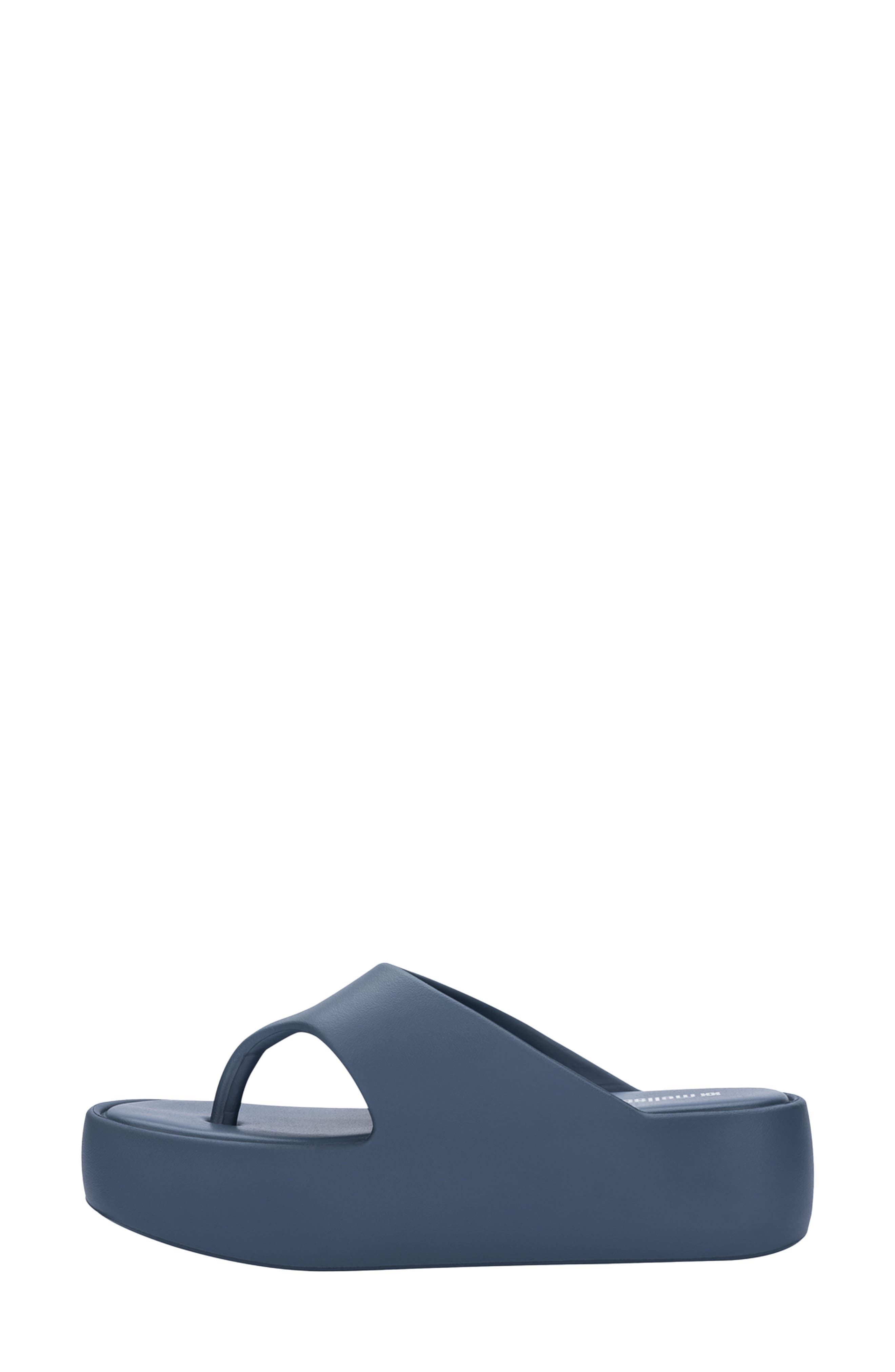Free Platform Flip Flop, Alternate, color, BLUE