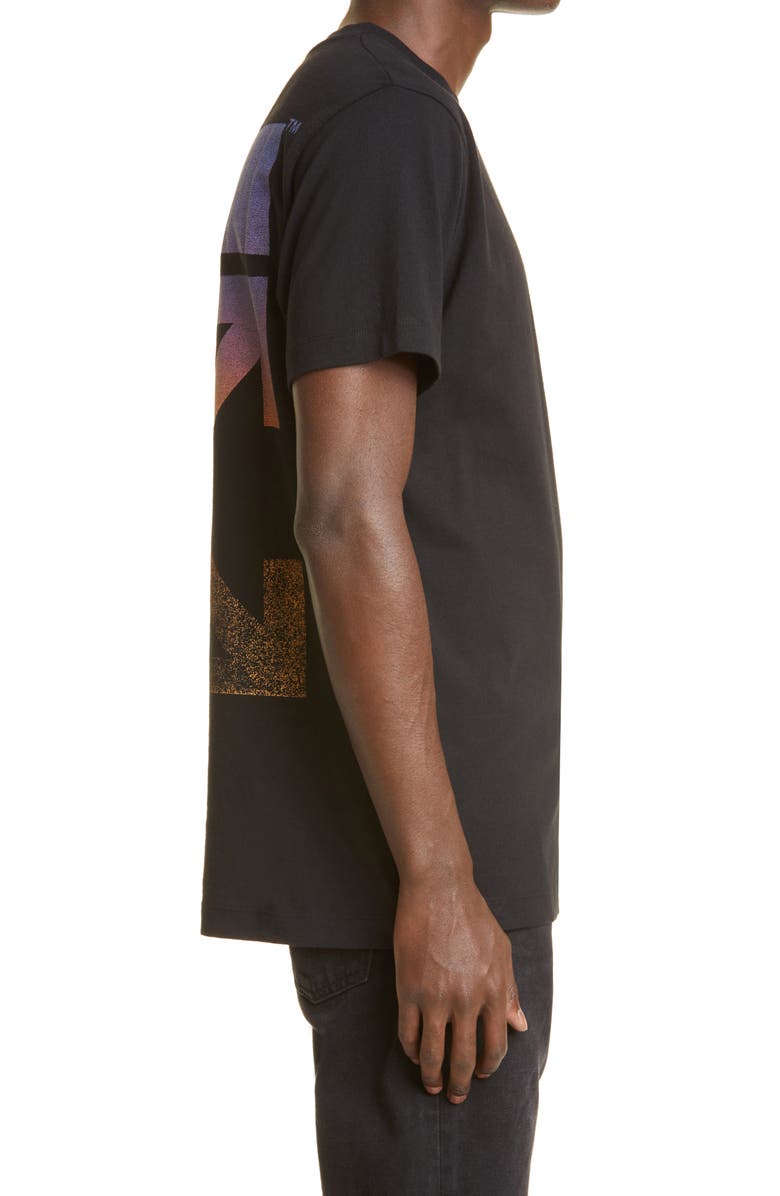 Off-White Gradient Ombré Arrows Graphic Tee, Alternate, color,