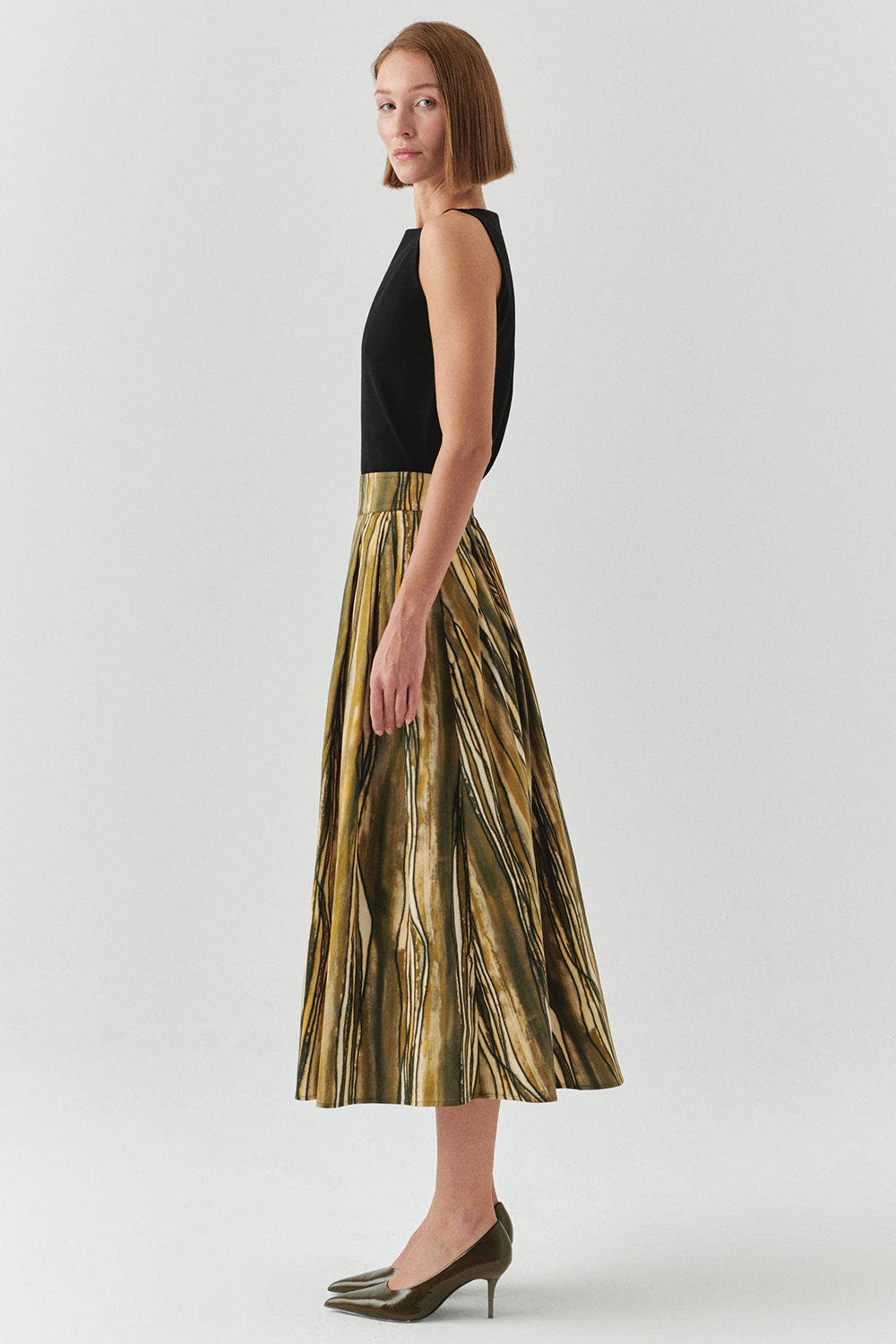 Sloan Striped Skirt - image 2