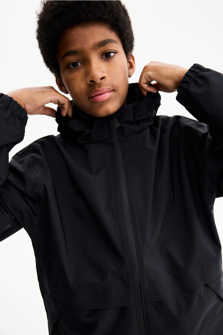 Unisex Rain Jacket With Stormmove, Alternate, color, Black