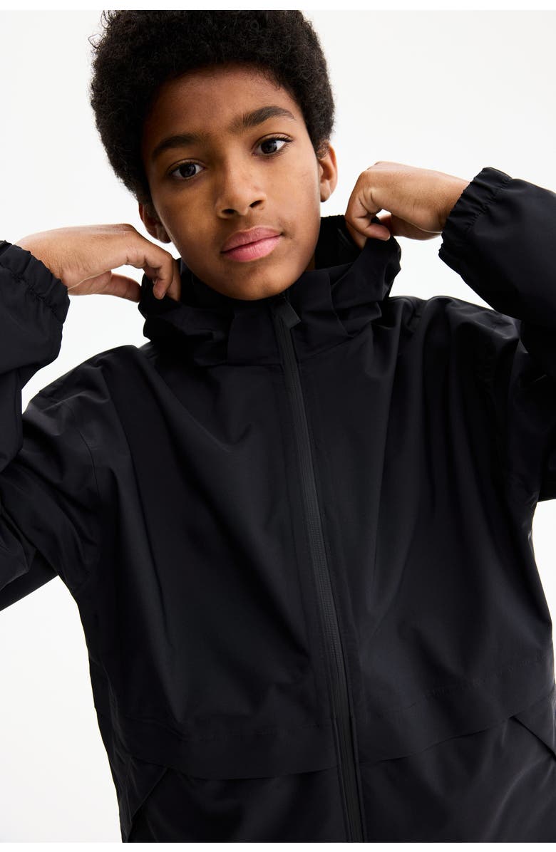 H&M Unisex Rain Jacket With Stormmove, Alternate, color, Black