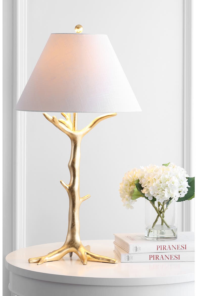 Galen 33.5" Resin LED Table Lamp, Gold, Alternate, color, Gold leaf