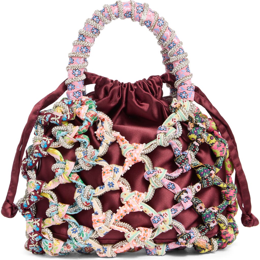 Kurt Geiger London Small Crystal Macramé Bag
