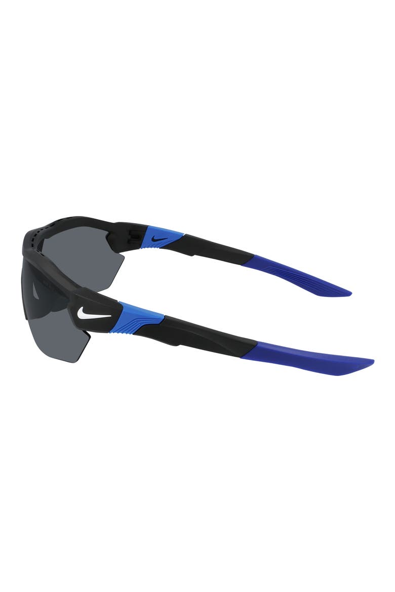 Show X3 Elite 61mm Wraparound Sunglasses, Alternate, color, BLACK / SILVER