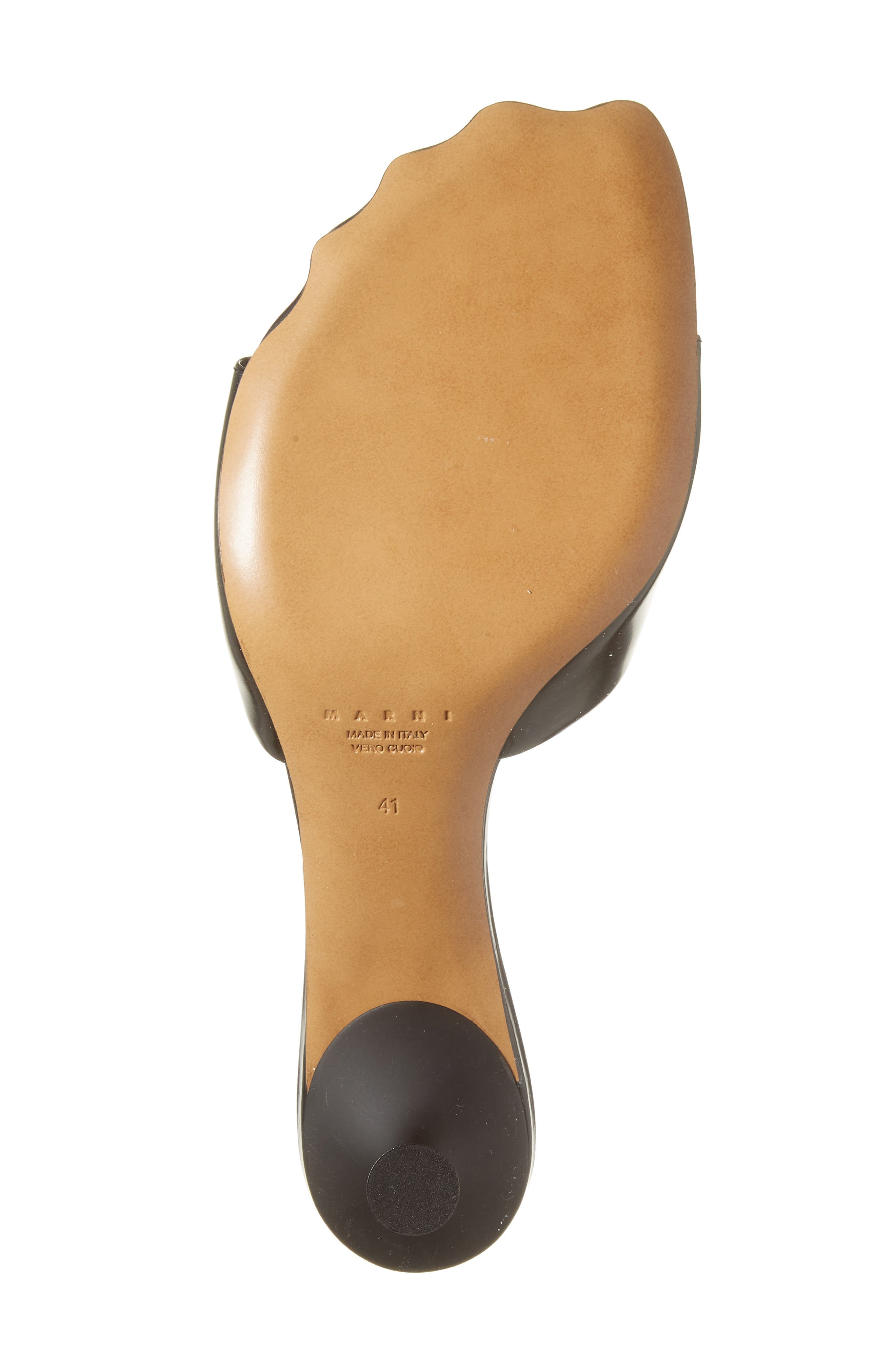 Marni Moonlight Slide Sandal, Alternate, color, Black