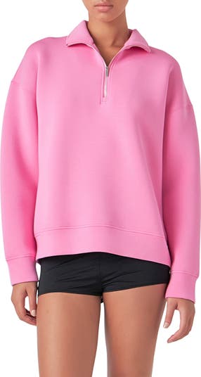 Grey Lab Scuba Knit Quarter Zip Pullover | Nordstrom