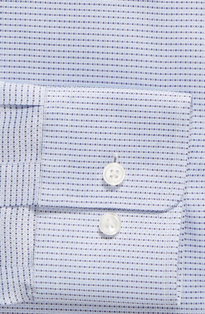 BOSS Mark Sharp Fit Geometric Dress Shirt, Alternate, color, 
