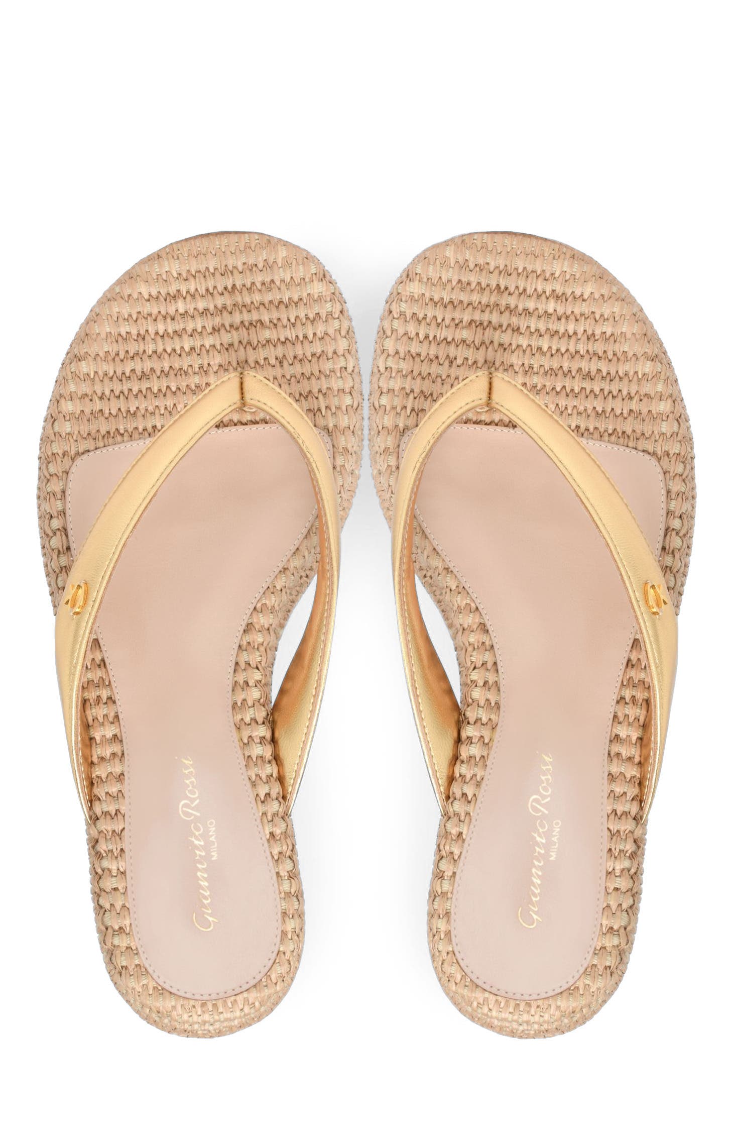 Thaiti Thong  Sandals, Alternate, color, Metallic Gold