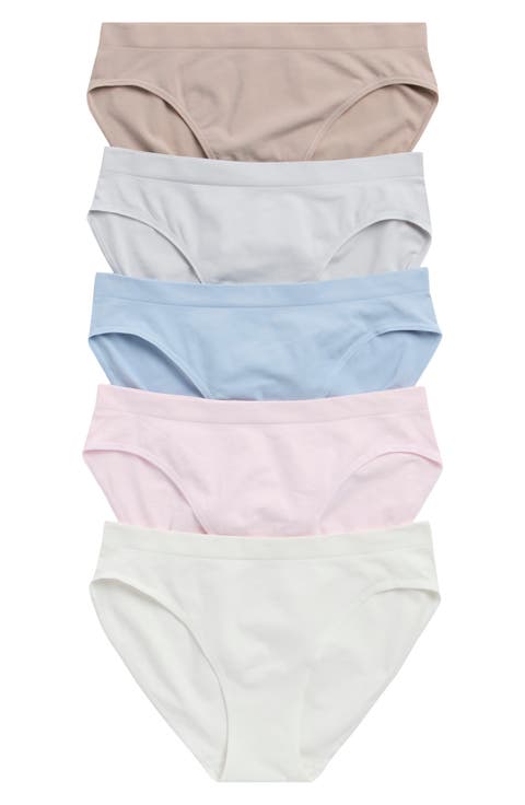 Soft Smoothing Seamless 5-Pack Assorted Briefs