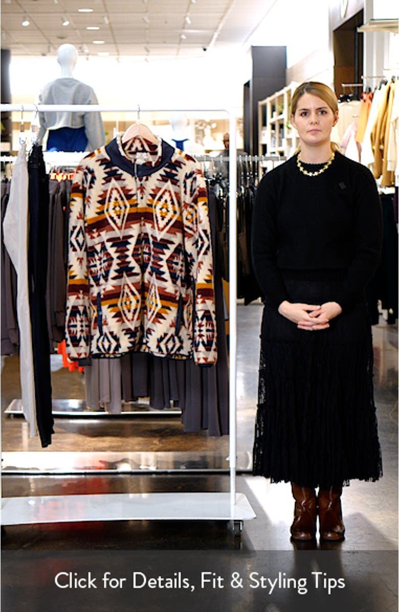 x Lehi ThunderVoice Eagle High Pile Fleece Popover Jacket, sales video thumbnail