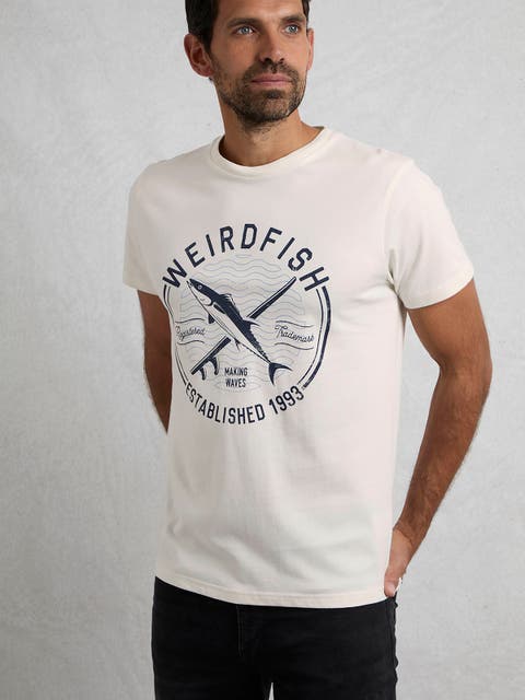 Hudson Front Print Branded T-Shirt