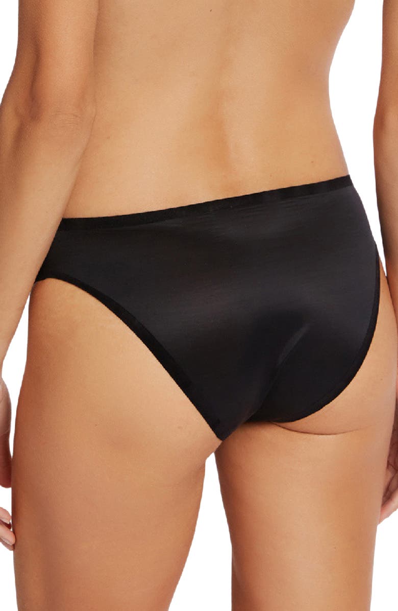 Wolford Sheer Touch Tanga, Alternate, color, Black