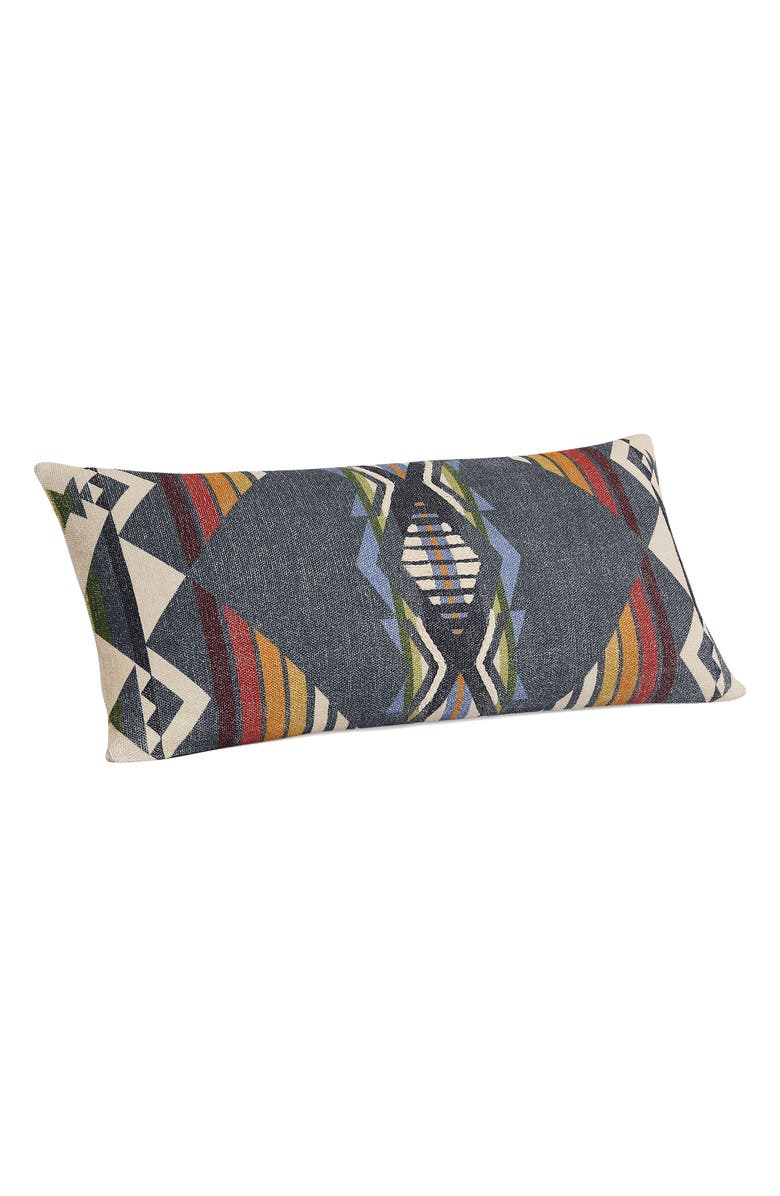 Pendleton Creekside Hug Accent Pillow, Alternate, color, Stormy Sea